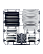 Haier XF 5C7M0W-80 White Dishwasher 15 Place Settings