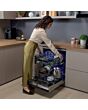 Haier XF 6B2M3BX-80 Dishwasher - Silver - 16 Place Settings