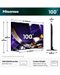 Hisense 100U7STUK PRO 100inch Hi-QLED MiniLED 165Hz 4K Ultra HD AI Smart TV - Charcoal Grey
