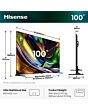Hisense 100UR8STUK 100inch 4K Ultra HD Rgb-Mini Led Smart TV - Black
