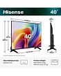 Hisense 40inch 40A5STUK Hi-QLED Full HD Smart TV - Black