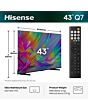 Hisense 43Q7STUK 43inch Hi-QLED 4K 60Hz Ultra HD AI Smart TV - Black