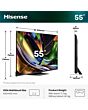 Hisense 55UR8STUK 55inch Rgb Miniled 180Hz 4K Ultra HD Ai Smart TV - Charcoal Grey