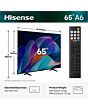 Hisense 65A6STUK 65inch 4K Ultra HD Ai Smart TV - Black
