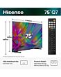 Hisense 75Q7STUK 75inch Hi-QLED 4K 60Hz Ultra HD AI Smart TV - Black