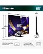 Hisense 85U7STUK PRO 85inch Hi-QLED MiniLED 165Hz 4K Ultra HD AI Smart TV - Charcoal Grey