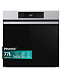 Hisense BI622AXPGUK Built In Electric Oven 59.5cm Black Steel