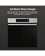 Hisense BI622AXPGUK Built In Electric Oven 59.5cm Black Steel