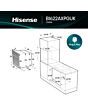 Hisense BI622AXPGUK Built In Electric Oven 59.5cm Black Steel