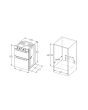 Hisense BID99222CXUK 59.4cm Built-In Double Oven