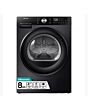 Hisense DH3S802BB3 3S Series Wifi-Enabled 8Kg Heat Pump Tumble Dryer - Black