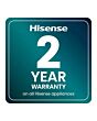 Hisense DH3S802BW3 3S Series Wifi-Enabled 8Kg Heat Pump Tumble Dryer - White