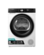 Hisense DH3S802BW3 3S Series Wifi-Enabled 8Kg Heat Pump Tumble Dryer - White