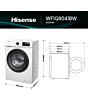 Hisense WF1Q8041BW 8kg Steam Wash Washer 1400 RPM