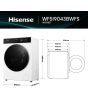 Hisense WF5I9043BWFS 9kg 1400 Spin Washing Machine