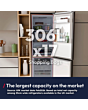 Hoover HONCQ3T518ENTK Total No Frost Fridge Freezer Black