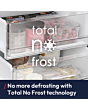 Hoover HONCQ3T518ENTK Total No Frost Fridge Freezer Black