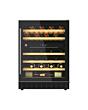 Hoover HWCB60UK/N Under Counter Wine Cooler 46 Bottles Black