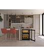 Hoover HWCB60UK/N Under Counter Wine Cooler 46 Bottles Black