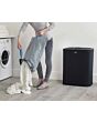 Joseph Joseph 50004 Tota 90L Black Laundry Separation Basket
