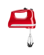 KitchenAid 5KHM6118BER Hand Mixer 6 Speed With Flex Edge Beaters, Empire Red