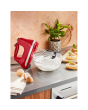 KitchenAid 5KHM6118BER Hand Mixer 6 Speed With Flex Edge Beaters, Empire Red