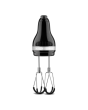 KitchenAid 5KHM6118BOB Hand Mixer 6 Speed With Flex Edge Beaters, Onyx Black