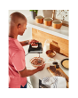 KitchenAid 5KHM6118BOB Hand Mixer 6 Speed With Flex Edge Beaters, Onyx Black