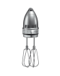 KitchenAid 5KHM9212BCU 9 Speed Hand Mixer, Contour Silver