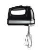 KitchenAid 5KHM9212BOB 9 Speed Hand Mixer, Onyx Black