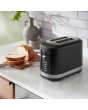 KitchenAid 5KMT2109BBM Manual Control 2 Slot Toaster, Matte Black
