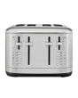 KitchenAid 5KMT4109BSX Manual Control 4 Slot Toaster, Stainless Steel