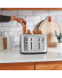 KitchenAid 5KMT4109BSX Manual Control 4 Slot Toaster, Stainless Steel