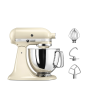 KitchenAid 5KSM125BAC 4.8 Litre ARTISAN Stand Mixer, Almond Cream