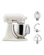 KitchenAid 5KSM125BPL Mixer Tilt-Head 4.8L - Artisan - Porcelain White