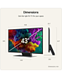 LG 43QNED87B6A 43inch 4K QNED evo Smart TV
