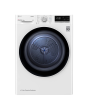 LG FDV709W A++ 9kg DUAL Inverter Heat Pump Tumble Dryer, White