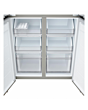 LG GMBS30SEPY 83.5cm 60/40 Total No Frost Fridge Freezer