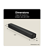 LG SQM1.AGBRLLK 2.0 Channel 40W Black Soundbar Speaker