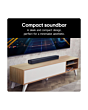 LG SQM1.AGBRLLK 2.0 Channel 40W Black Soundbar Speaker