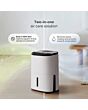Meaco ARETEONE6L , 6L Compact Dehumidifier / Air Purifier - White And Charcoal Black