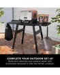 Ninja OO101UKKIT 307OO101UKSTANDKIT Woodfire Electric Outdoor Oven with BBQ Stand - Terracotta/Steel