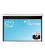 Optoma DS-9092PWC 92inch Diagonal 16:9 Pull Down Projector Screen