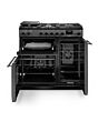 Rangemaster AURA90DFP/19325 90cm Dual Fuel Range Cooker - Slate with Brushed Nickel trim