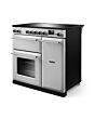 Rangemaster AURA90EIP/19283 Aura 90 Induction Range Cooker - White with Onyx trim