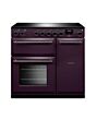 Rangemaster AURA90EIP/19290 90cm Induction Range Cooker - Plum with Onyx trim
