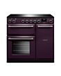Rangemaster AURA90EIP/19338 90cm Induction Range Cooker - Plum with Brushed Nickel trim