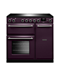Rangemaster AURA90EIP/19338 90cm Induction Range Cooker - Plum with Brushed Nickel trim | Rangemaster | Brands | Euronics Site