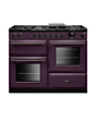Rangemaster AURO110DF/19314 110cm Dual Fuel Cooker Plum