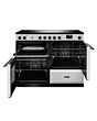 Rangemaster AURO110EI/19315 110cm Induction Range Cooker - White with Onyx trim